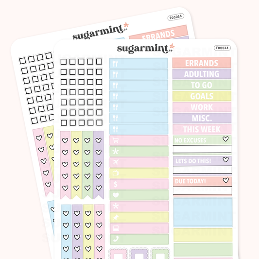 90's Baby Headers + Functional Stickers