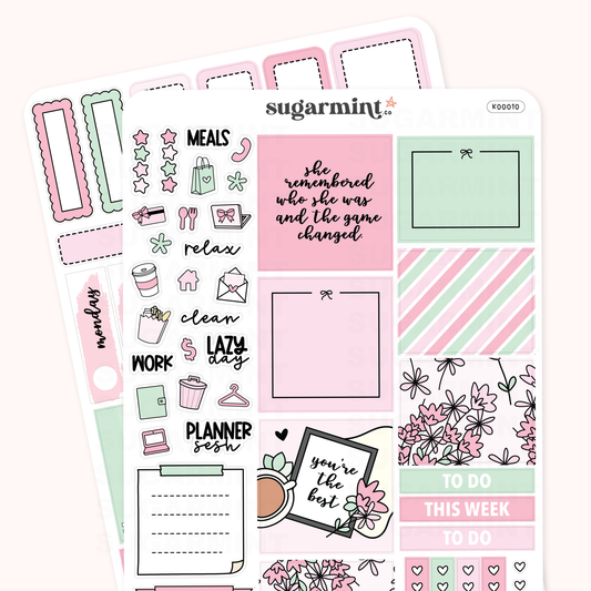 You're the Best Mini Planner Sticker Kit