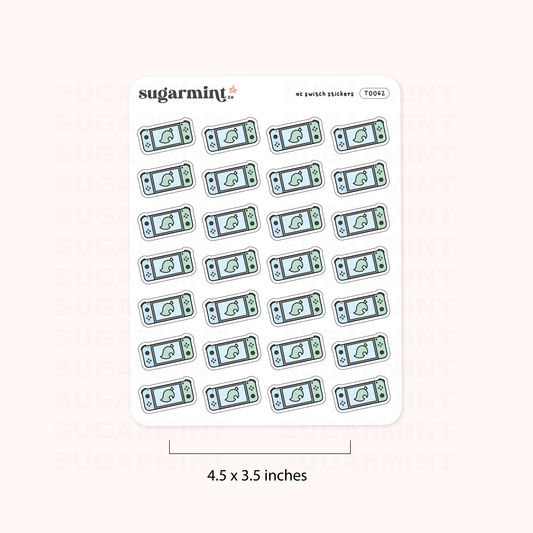 Animal Friends Video Game Console Tinies Stickers