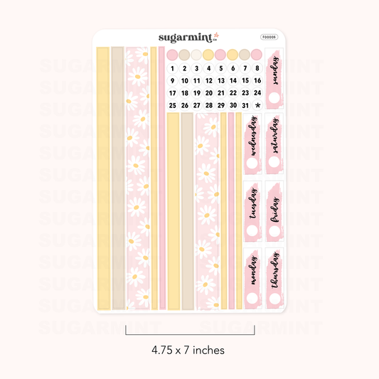 Be Kind Washi and Date Cover Stickers