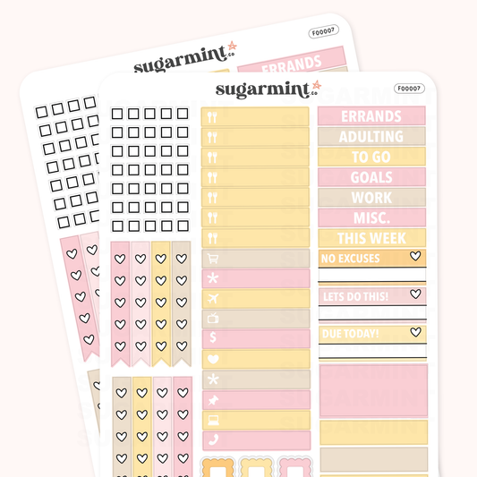 Be Kind Functional Stickers