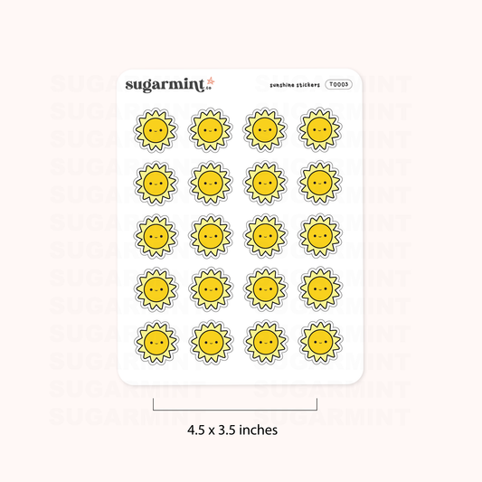 Sunny Weather Stickers