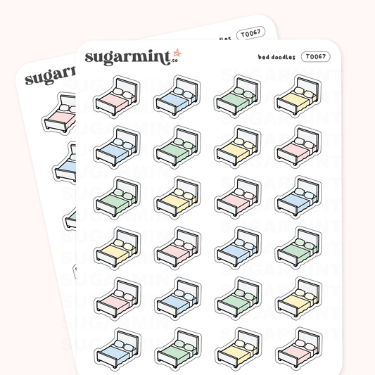 Kawaii Change Sheets / Changing Bed / Cleaning Doodle Tinies