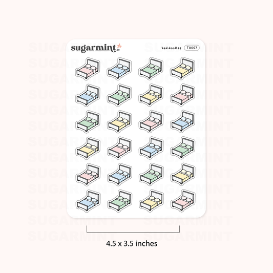 Kawaii Change Sheets / Changing Bed / Cleaning Doodle Tinies