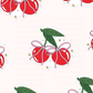 Coquette Cherry Die Cut Sticker