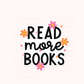 Read More Books Die Cut Sticker