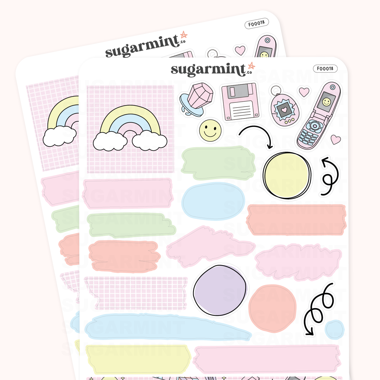 90's Baby Journaling Stickers