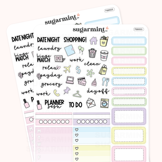 90's Baby Washi Combo Stickers