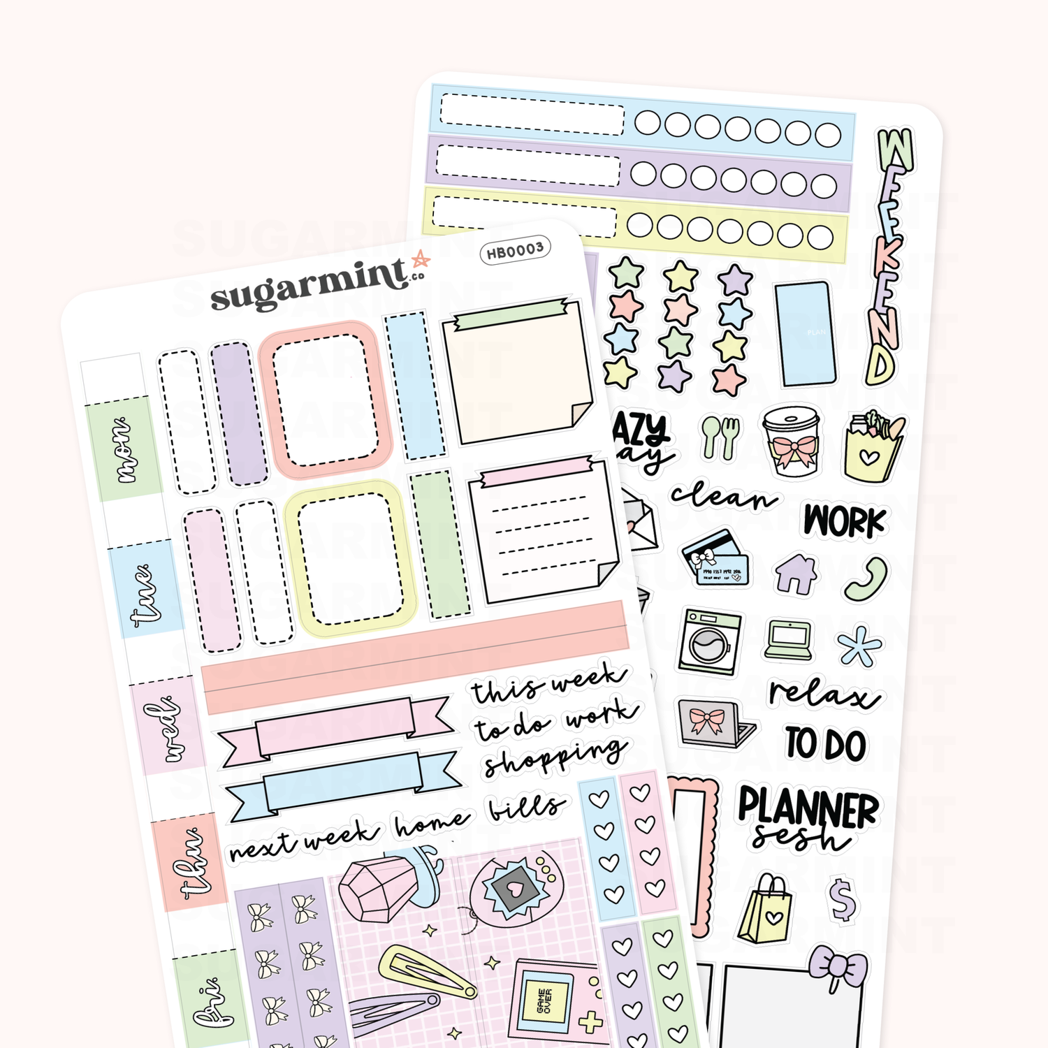 Stickers: Weekly Kits