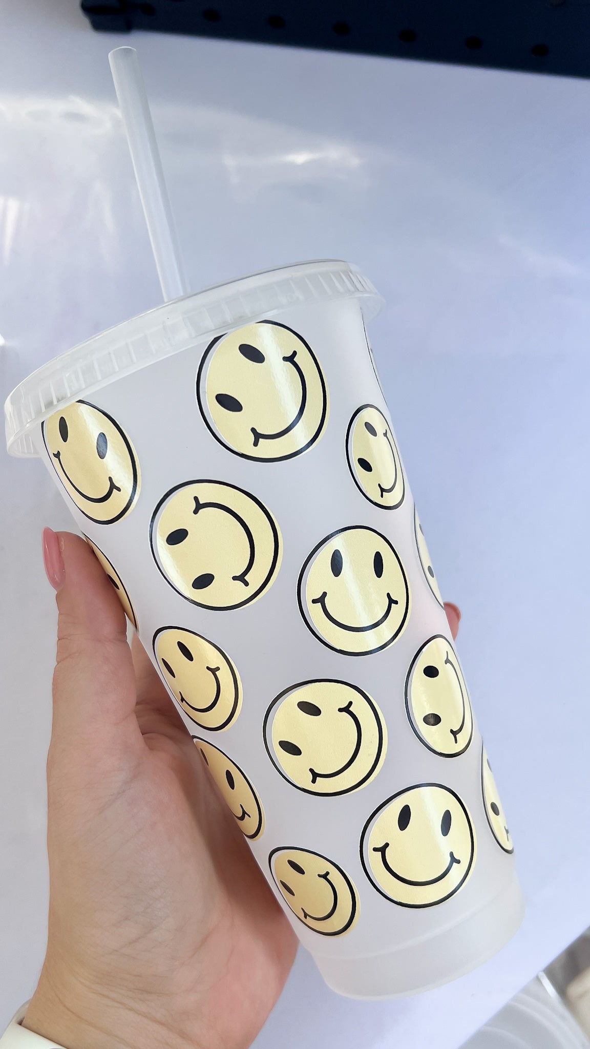 Smiley Faces 24oz Cold Cup