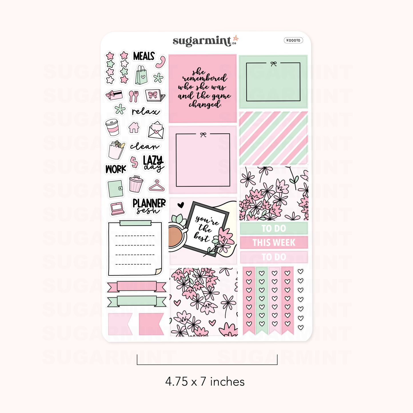 You're the Best Mini Planner Sticker Kit