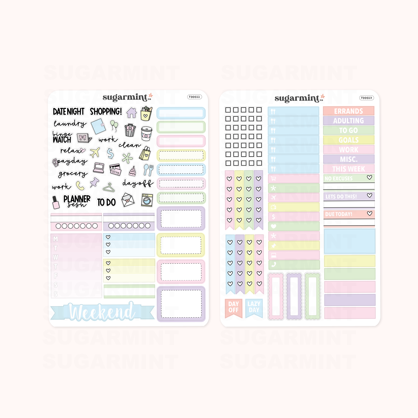 Printable 90's Baby Standard Weekly Kit