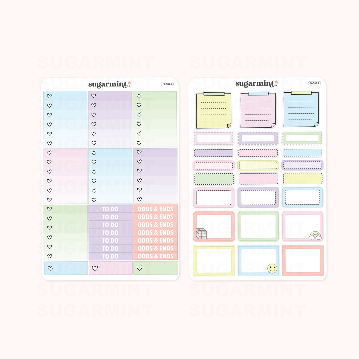 Printable 90's Baby Standard Weekly Kit