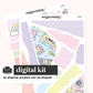 Printable 90's Baby Journaling Weekly Kit