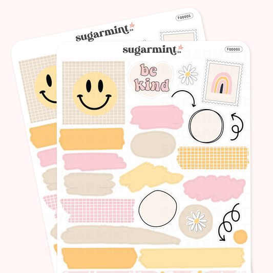 Be Kind Washi Journaling Stickers