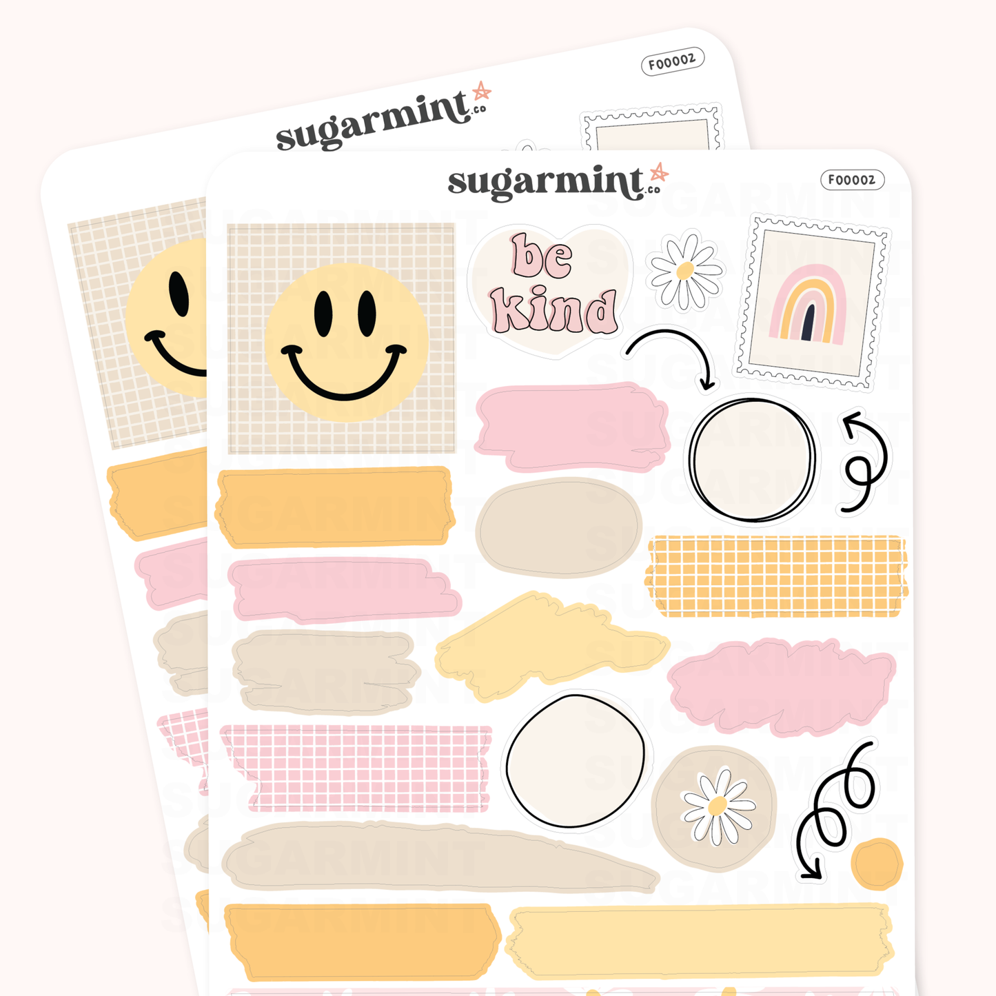 Be Kind Washi Journaling Stickers