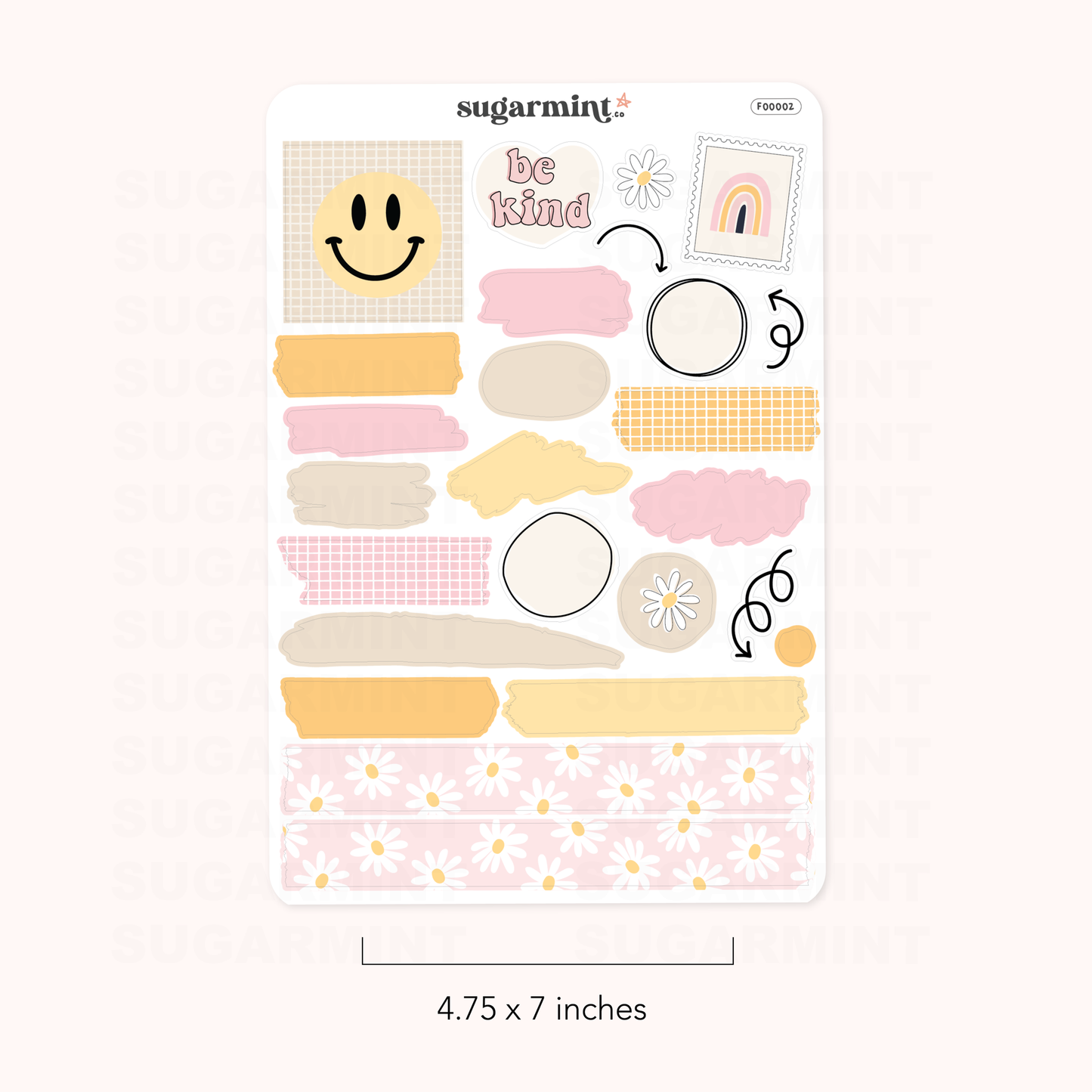 Be Kind Washi Journaling Stickers