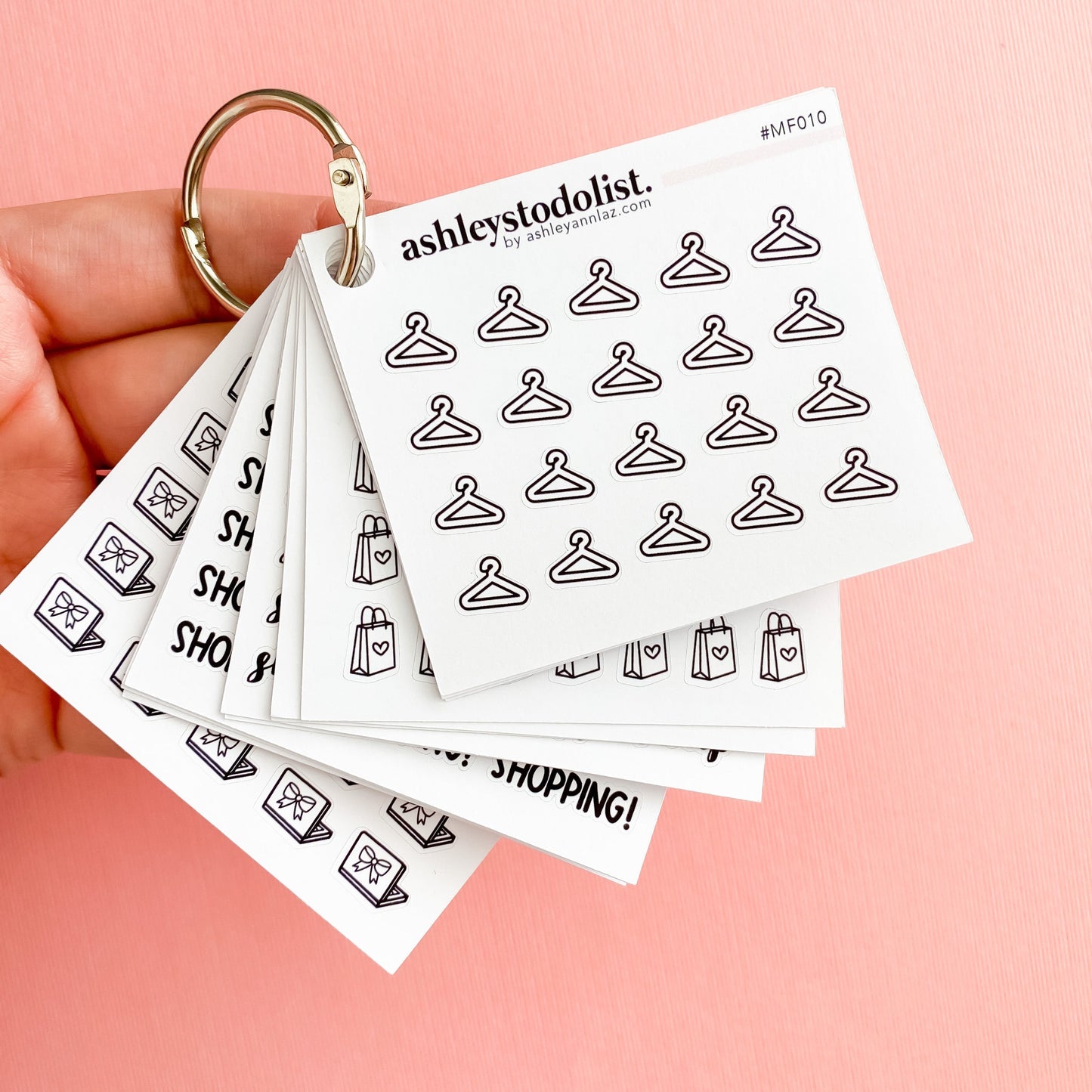 Shopping Bag Icon Stickers