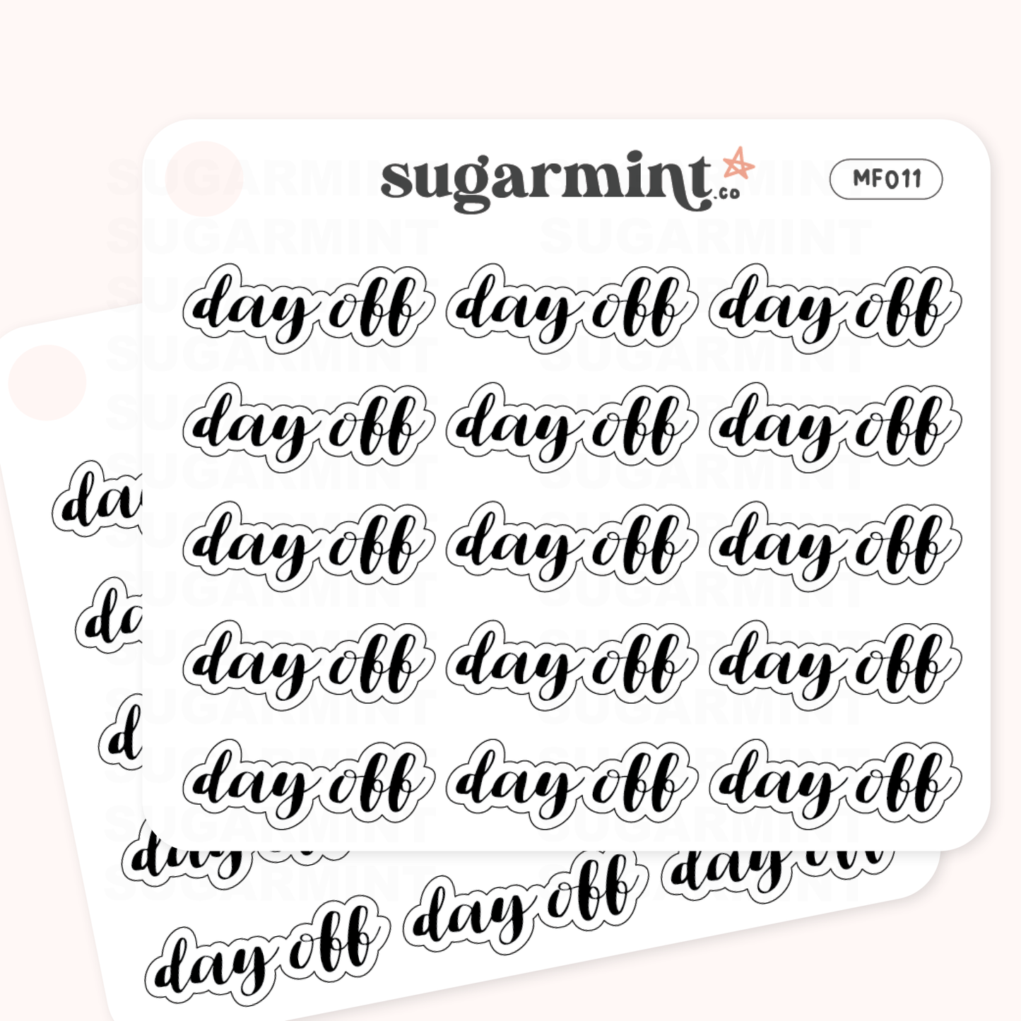 Day Off Script Stickers