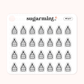 Birthday Cake Icon Stickers