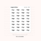 Legs Script Stickers