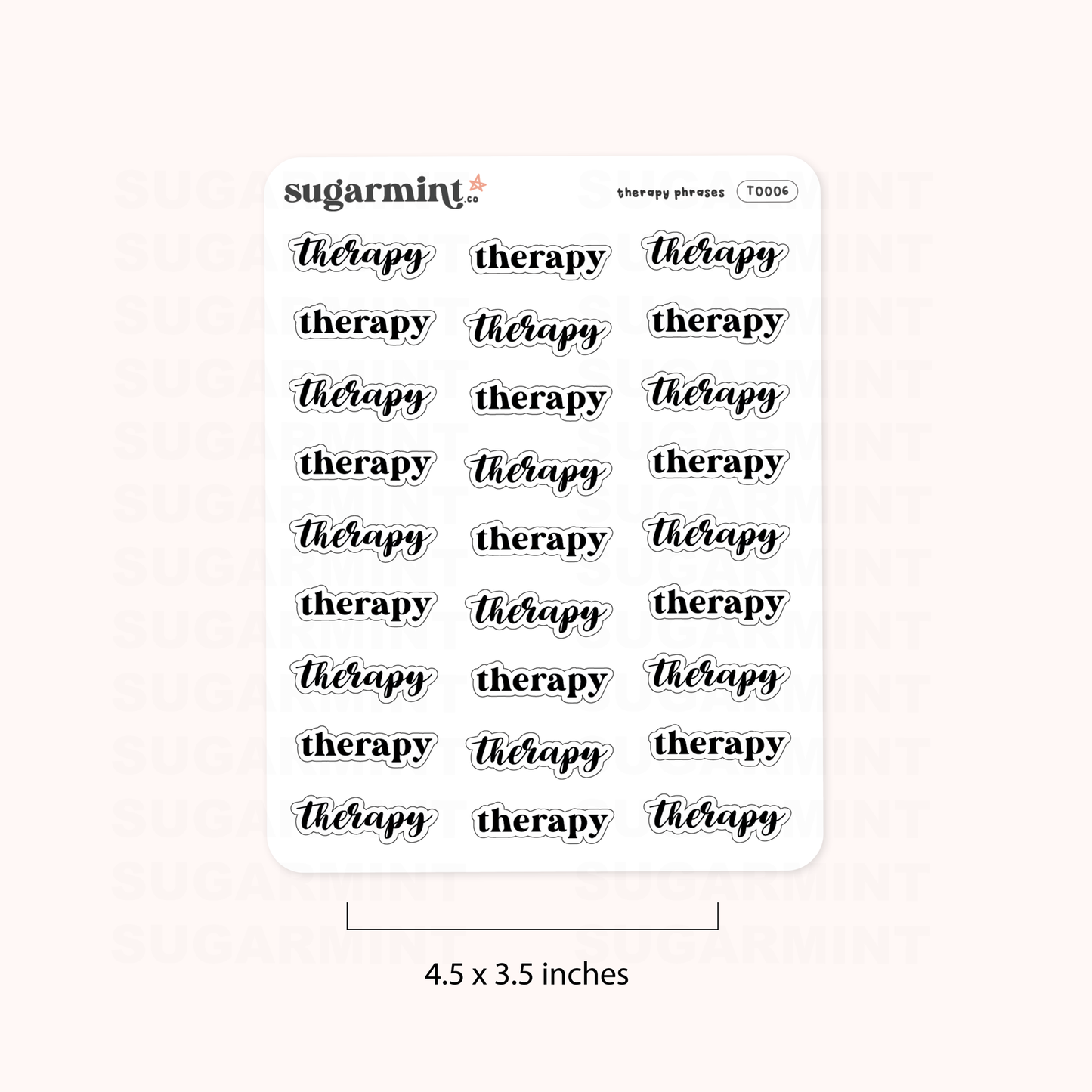 Therapy Script Stickers