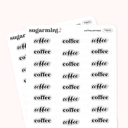 Coffee Script Stickers