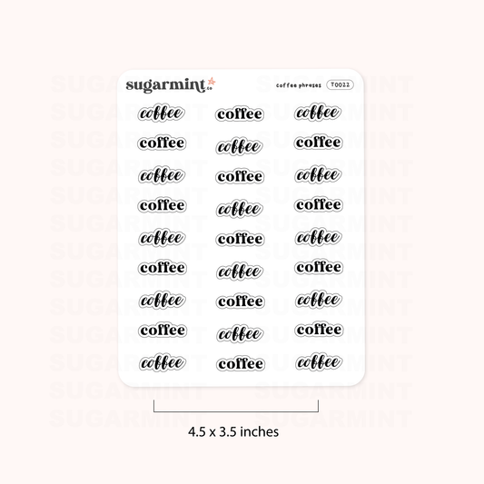 Coffee Script Stickers