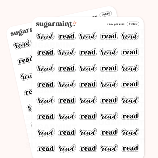 Read Script Stickers