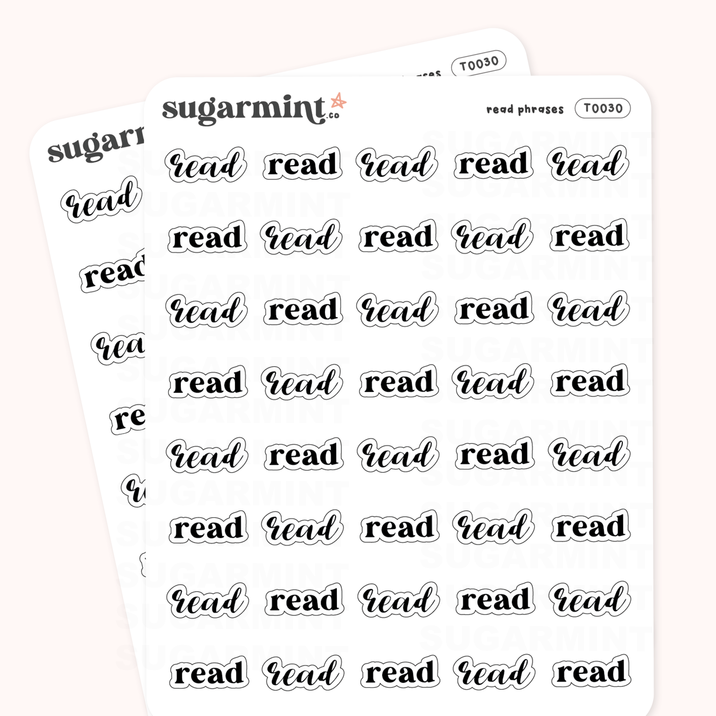 Read Script Stickers