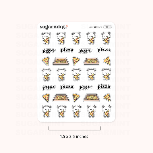 Mimi Pizza Stickers