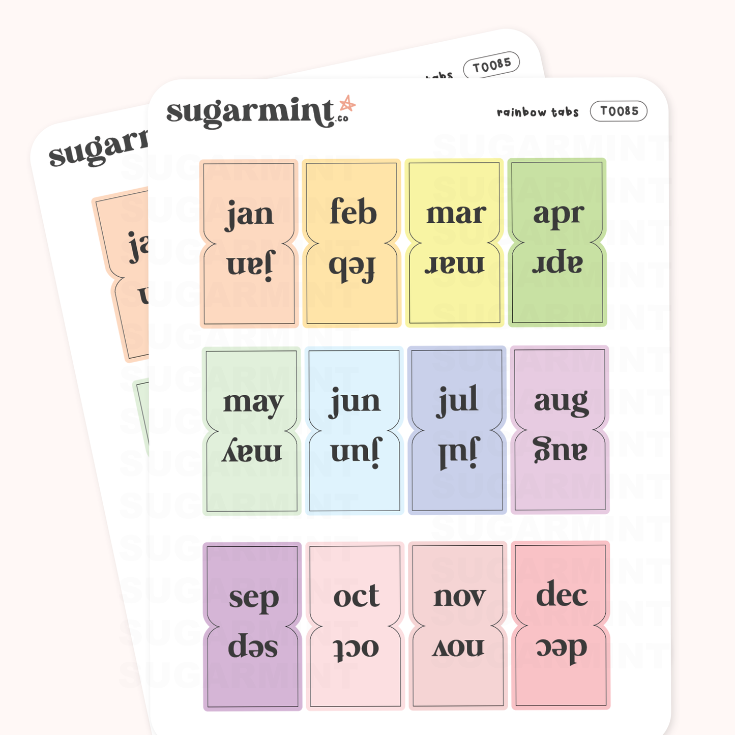 Planner Tabs - Pastel Tabs