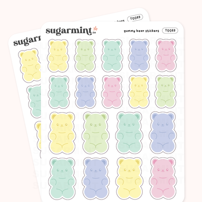 Gummy Bears Tinies Stickers